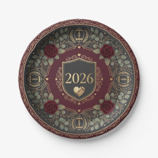 Elegant Valentine's Day Super Bowl Plate
