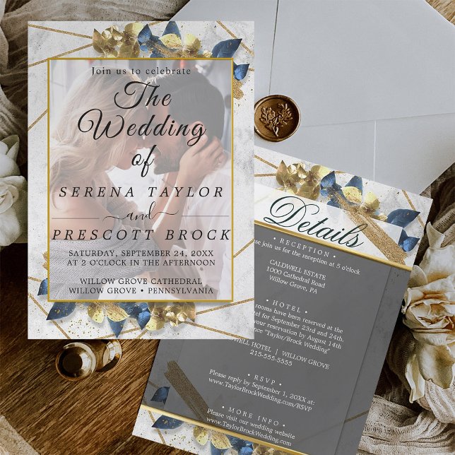 Elegant Vellum Wedding Invitation (Creator Uploaded)