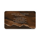 Elegant Velvet Rust Gold Marble Agate Geode