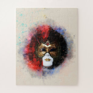 Elegant Venetian Mask Jigsaw Puzzle – Artistic