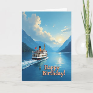 Elegant Vessel Birthday Card