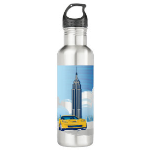 ELEGANT VETTE AUTOMOBILE ART 710 ML WATER BOTTLE