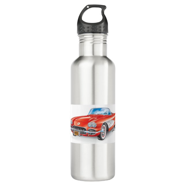 ELEGANT VETTE AUTOMOBILE ART 710 ML WATER BOTTLE (Front)
