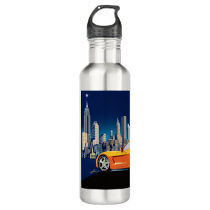 ELEGANT VETTE AUTOMOBILE ART 710 ML WATER BOTTLE