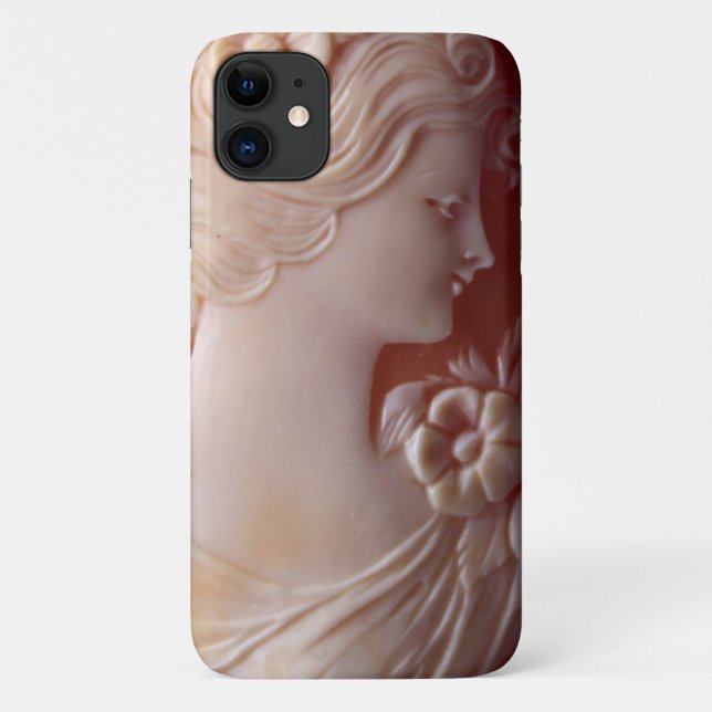Elegant Victorian Antique Cameo Case-Mate iPhone Case (Back)