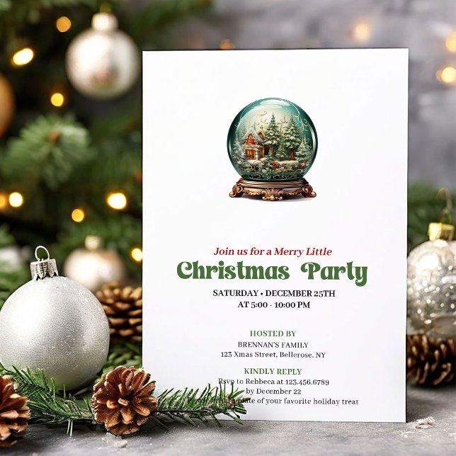 Elegant Victorian Christmas Ball Gathering Invitation (Elegant Victorian Christmas Angel Gathering)