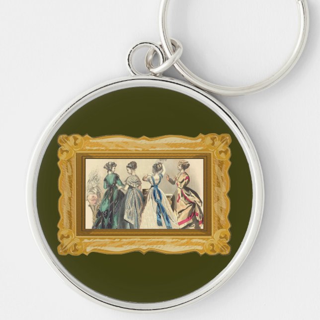 Elegant Victorian Fashions Key Ring (Front)