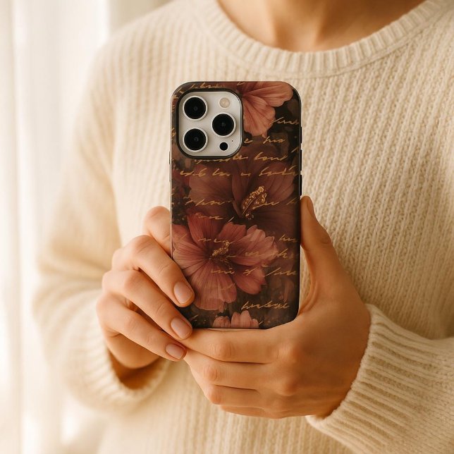 Elegant Victorian Hibiscus Romance Case-Mate iPhone Case (Creator Uploaded)