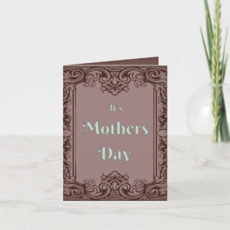 Elegant Victorian Mother's Day Greeting Card