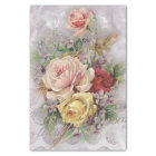Elegant Victorian Roses Tissue Paper