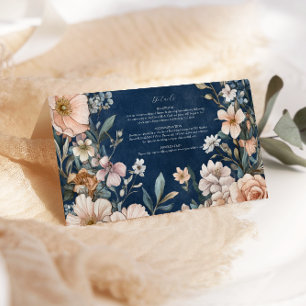 Elegant Victorian Royal Elegance Wedding Enclosure Card
