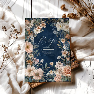 Elegant Victorian Royal Elegance Wedding  RSVP Card