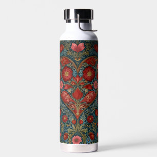 Elegant Victorian Valentines Day heart design Water Bottle