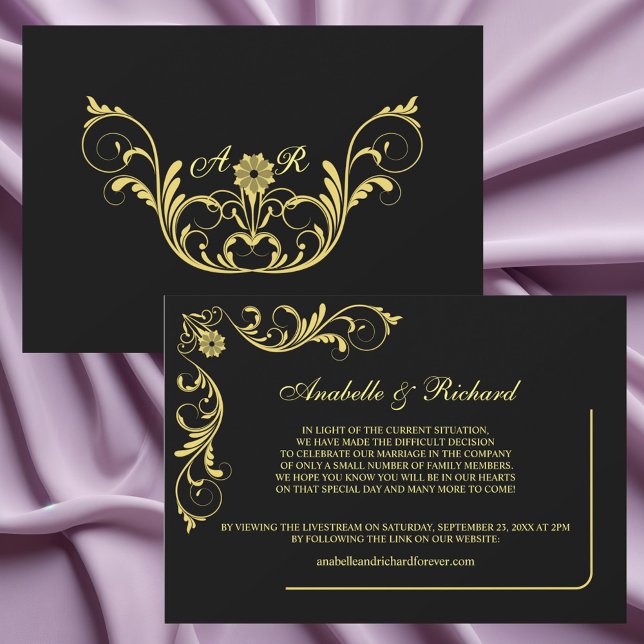 Elegant Victorian Wedding Announcement (Creator Uploaded)