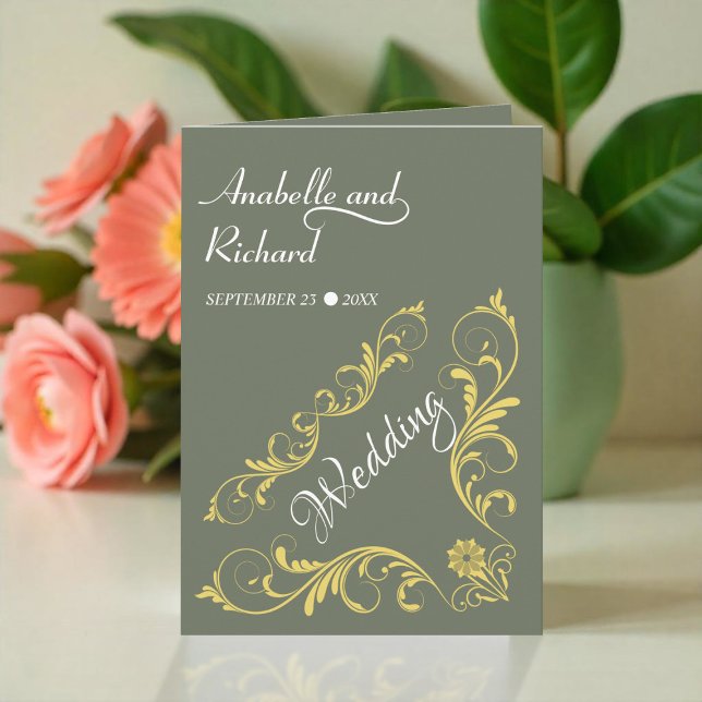 Elegant Victorian Wedding  Invitation (Creator Uploaded)