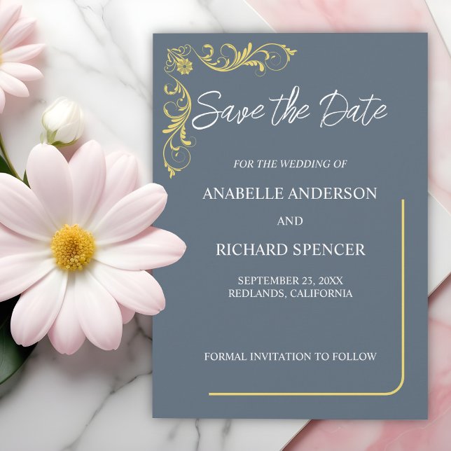 Elegant Victorian Wedding Save The Date (Creator Uploaded)