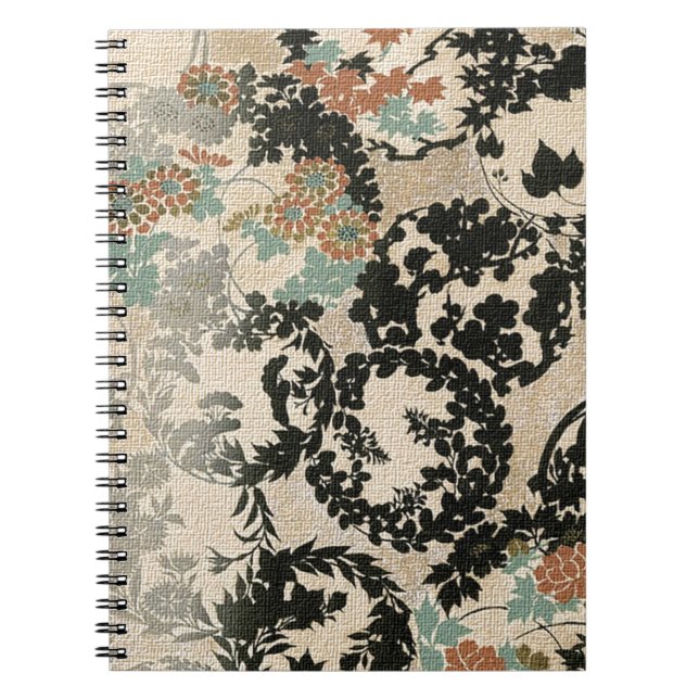 Elegant  Vines Notebook (Front)