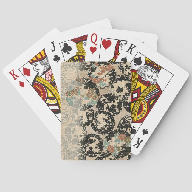 Elegant  Vines Playing Cards (Back)