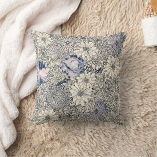 Elegant Vintage Abstract Floral Background    Cushion