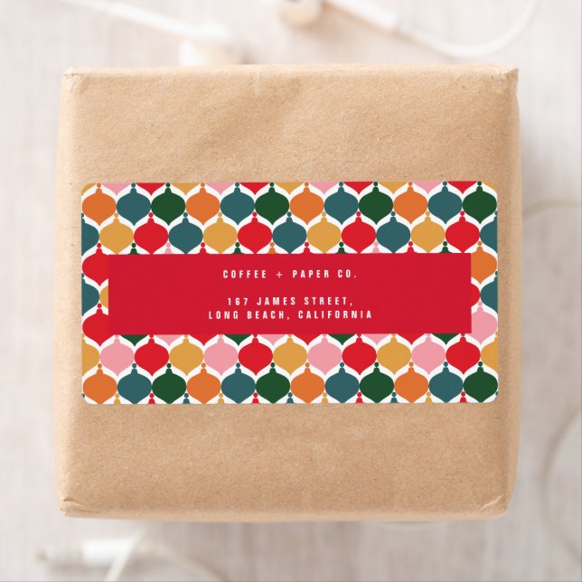 Elegant vintage baubles retro Christmas (Insitu)