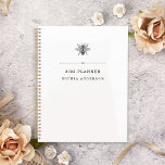 Elegant Vintage Bee Planner<br><div class="desc">This elegant, black and white 2023 planner features a vintage illustration of a bee on a simple white background.</div>