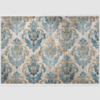 Elegant Vintage Blue Decoupage