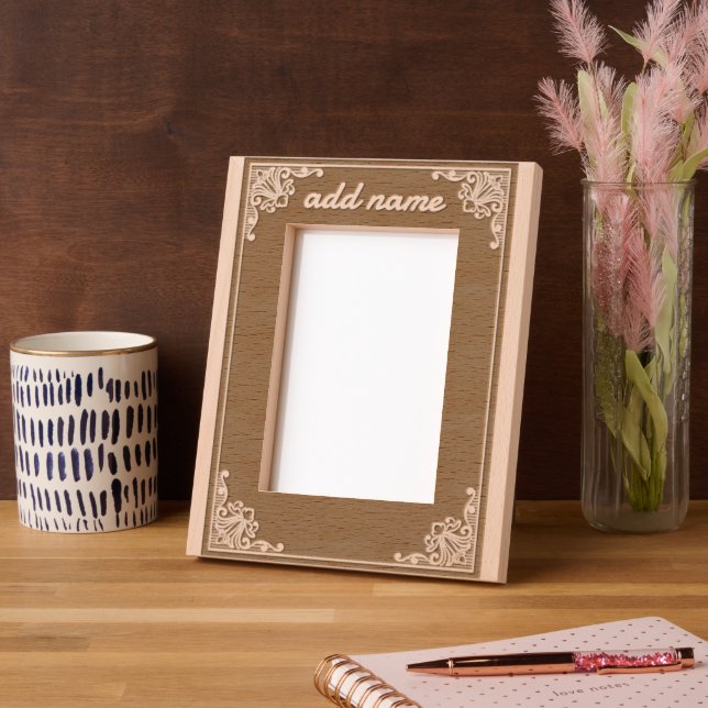 Elegant Vintage Border  Etched Frames (Left)