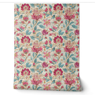Elegant Vintage Botanical Wall Pattern