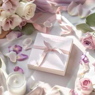 Elegant Vintage Bridal Shower Wishes and Advice Card