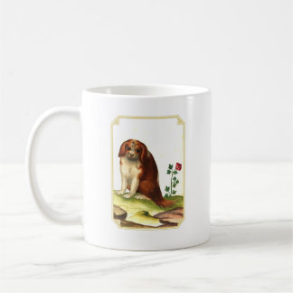 Elegant Vintage Cavalier King Charles Spaniel  Coffee Mug