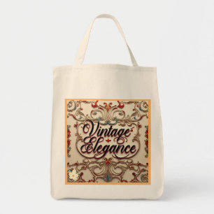 "Elegant Vintage Charm" " Tote Bag