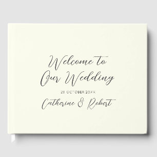 Elegant Vintage Chic Blue Horse Toile Wedding Guest Book