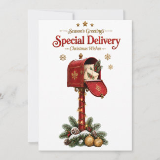 Elegant Vintage Christmas Card