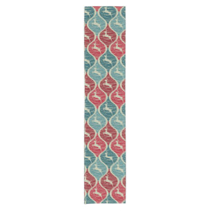 Elegant vintage Christmas deer Short Table Runner