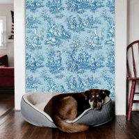 Elegant Vintage Classic Blue Teal Pattern
