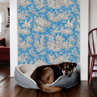 Elegant vintage classic pattern blue turquoise