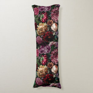 Elegant Vintage Colourful Floral Body Cushion