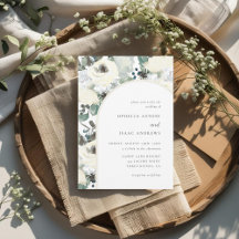 Elegant Vintage Cream Floral Arch Wedding