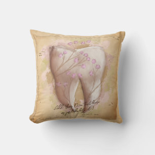 Elegant Vintage Dentist Dental Assistant Gift Cushion