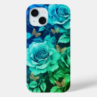 Elegant Vintage Fairytale Roses and Butterflies