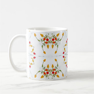 Elegant Vintage Floral Coffee Mug