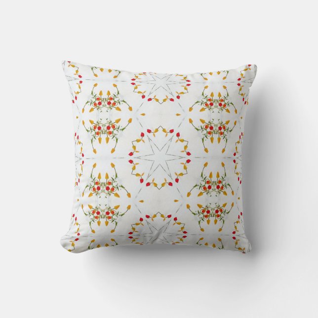 Elegant Vintage Floral Cushion (Front)