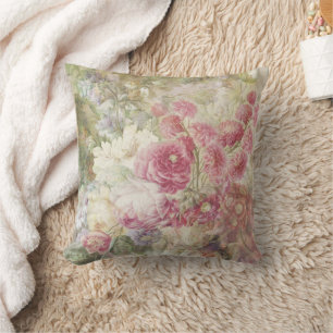 Elegant Vintage Floral Cushion