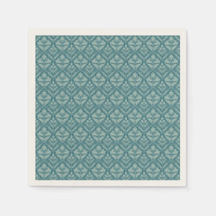 Elegant Vintage Floral Damask-Classic Ornamental Napkin