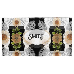 Elegant Vintage Floral Pillowcase