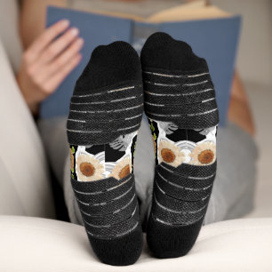 Elegant Vintage Floral Socks