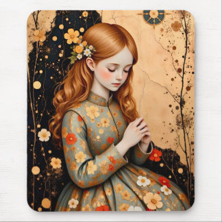 ~ Elegant Vintage Girl  ~ Mousepad