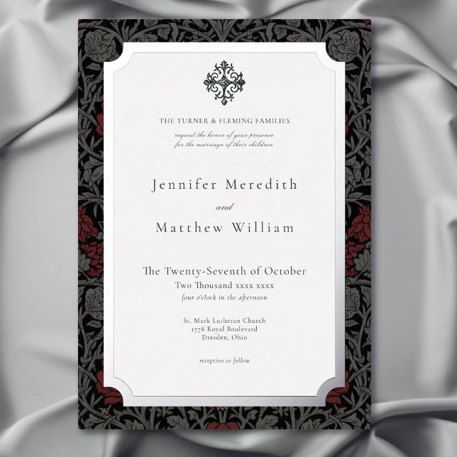 Elegant Vintage Gothic Moody Botanical Wedding (Creator Uploaded)