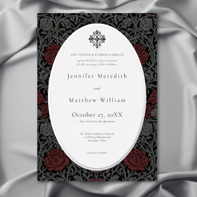 Elegant Vintage Gothic Moody Botanical Wedding (Creator Uploaded)