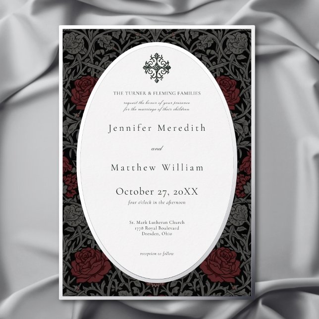 Elegant Vintage Gothic Moody Botanical Wedding (Creator Uploaded)